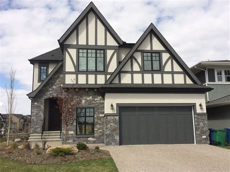 tudor style window trim.